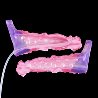 Manchon pénien électronique 3 tailles Fantasy Horse avec pompe, énorme extenseur de pénis, stimulateur de jet de sperme, agrandisseur masculin, retardateur d'éjaculation, jouets sexuels