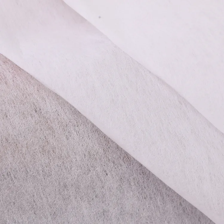 Yeni tasarım % 100% Polyester 50g emdirilmiş selüloz hidrofilik nonwoven kağıt kumaş