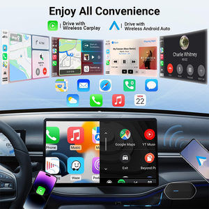 Adaptateur Carplay sans fil et adaptateur sans fil Android Auto et Androidauto 2 en 1 USB C Car Play Converter AI Box <span class=keywords><strong>Tor</strong></span> Toyota - Product Image 2