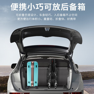 Jingqiao Manual Wheelchair Foldable Handlebars Lightweight Portable For Elderly And Disabled Mobility Aid - Product Image 3