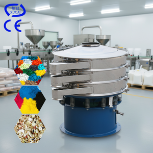 Tamiseur vibrant rotatif industriel pour granulés de maïs, tamis vibrant pour poudre plastique - Product Image 1