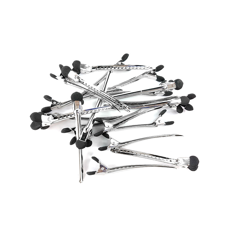 Оптовая продажа, пользовательская этикетка, парикмахерские заколки для наращивания волос, заколки для волос с утиными купюрами, аксессуары для женщин