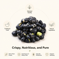 Snack de Soja Croustillant aux Cinq Épices, Graines de Haricot Noires Grillées, Sain et Riche en Protéines, Idéal pour le Bureau (Vente en Gros OEM)