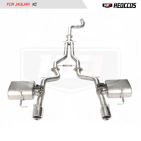 Système d'échappement Catback de haute qualité pour Jaguar XF XJ F-Type XE en acier inoxydable 304 avec double valve et télécommande