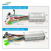 Contrôleur de moteur sans balais Ebike 500W 22A 24V 36V 48V S810 avec écran LED 810 et kit accélérateur PAS pour trottinette et vélo électriques
