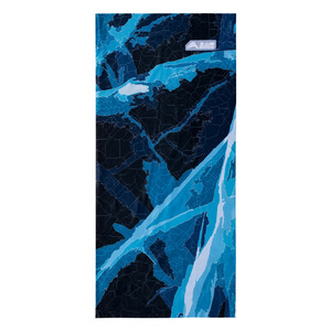 Beishanlang Outdoor Magic Headband Ice Silk Sun Protection Neck Scarf Blue Snow Mountain Pattern Sports Cycling Face Mask - Product Image 1