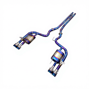 Système d'échappement Valvetronic pour <span class=keywords><strong>Ford</strong></span> <span class=keywords><strong>Mustang</strong></span> GT 5.0L <span class=keywords><strong>V8</strong></span>, silencieux en titane, échappement sport à soupapes, double sortie, finition arc-en-ciel - Product Image 4