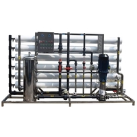 Système d'osmose inverse industriel ZHENGNUO 18T/H, machine de dessalement d'eau de mer en fibre de verre avec PLC pour hôpitaux, dialyse et usines