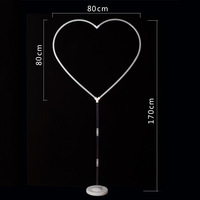 YH Amazon Sales décoration personnalisée support de Ballon, cadre de l'arche, proposition de coeur engagé, guirlande de ballons