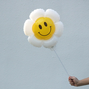 Macaron marguerite pince support <span class=keywords><strong>tige</strong></span> ballons <span class=keywords><strong>gonflable</strong></span> feuille d'air Globos enfants bébé anniversaire jouets - Product Image 5