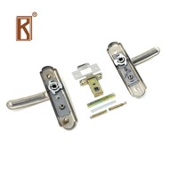 Poignée de verrouillage de porte pour toilettes, toilettes, toilettes, toilettes, acier inoxydable, sécurité à battant, qualité haut de gamme, durable SUS304