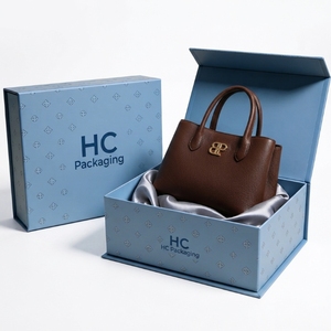 Collapsible Magnetic Gift Box Luxury Retail Packaging Foldable Presentation Box For Handbag Bag Fashion Accessories Wholesale - Product Image 2