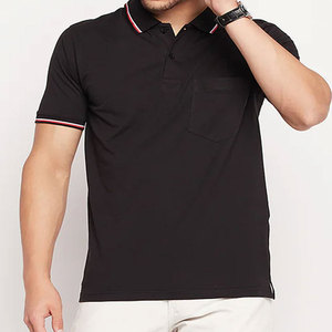 เสื้อโปโลสีพื้นแบบสบายๆ ระบายอากาศได้ดี ทรงปกติ ขายส่ง เสื้อโปโลแขนสั้นรุ่นใหม่ ระบายอากาศได้ดี ขายส่ง - Product Image 1