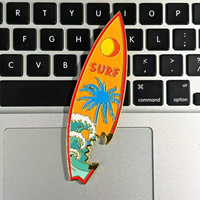 Personnalisé Maldives Métal Magnétique Creative Souvenirs Cuisine Ouvre-Cuisine Outil Mer Koa Planche de Surf Ouvre-Bouteille Aimant de Réfrigérateur
