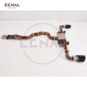 Système d'échappement performant à soupapes électriques en alliage de titane léger Ecnal pour Audi <span class=keywords><strong>RSQ3</strong></span> 2.5T <span class=keywords><strong>2020</strong></span>+ - Son agressif amélioré - Product Image 3