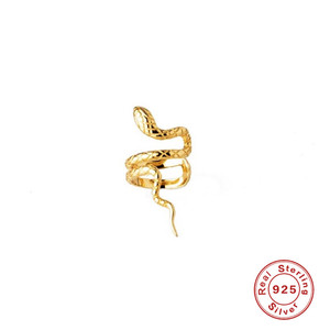<span class=keywords><strong>Orecchini</strong></span> eleganti con Clip in <span class=keywords><strong>oro</strong></span> placcato in argento Sterling 925 <span class=keywords><strong>orecchini</strong></span> a forma di <span class=keywords><strong>serpente</strong></span> <span class=keywords><strong>orecchini</strong></span> da donna uomo - Product Image 2