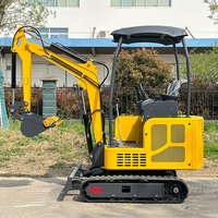 Livraison gratuite Petite pelleteuse compacte CE EPA Euro 5 pour la construction de jardins agricoles Mini pelleteuse Euro 5