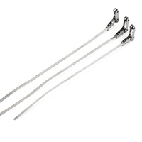 304 Attache de câble en acier inoxydable à cliquet 10x300mm
