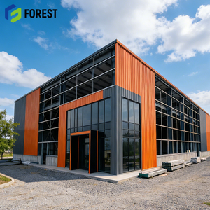 Taller de Estructura de Acero para Centro de Exposiciones, Certificado por la FDA y CE, Aprobado por ISO9001, Diseño Eficiente de Múltiples Pisos, Aislamiento Térmico - Product Image 1