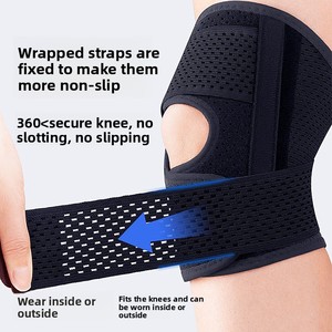Khum đầu gối cú đúp cho phụ nữ linh hoạt Neoprene dây chằng chấn thương bảo vệ hàng ngày thể thao bánh cho chạy Doanh thể thao làm Nylon - Product Image 3