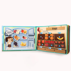 Montessori per bambini educativi apprendimento sensoriale Puzzle 8 stili pasta creativa tranquilla capacità di occupato giocattoli <span class=keywords><strong>libro</strong></span> per bambini ragazzi ragazze - Product Image 6