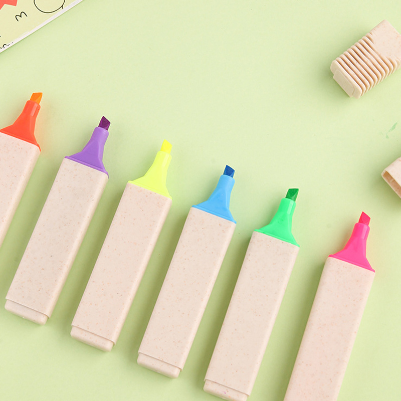 TOPTHINK хайлайтер ручка хайлайтер Розовый Желтый Зеленый пастельный набор упаковка для тела пластиковый вес