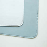 Tapis de clavier 600*400*2mm, vente directe du fabricant, tapis de souris en cuir PU, grand tapis d'écriture pour bureau, grand motif personnalisé