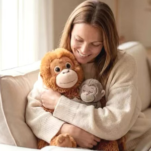 Jouets en peluche Ora-Mama Mama Punch Buddy en gros, singe gibon, compagnon apaisant, cadeau parent-enfant - Product Image 4