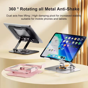 Ergonomic 360° Rotating Laptop Stand Notebook Adjustable Height Portable Metal Riser Cooling Foldable <b>Computer</b> Holder - Product Image 2