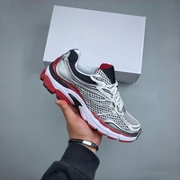 Chaussures de course rétro pour hommes Saucom I9 de haute qualité, respirantes en maille, baskets décontractées à tige basse