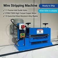 Elektrische Drahtabisoliermaschine 1,5-38mm Automatischer Kupferkabelabisolierer 370W Reinkupfermotor CE |   SMS-38 GENRY