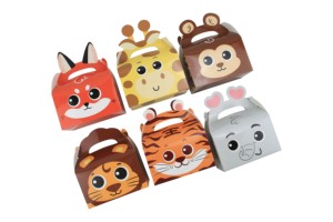 Rừng động vật bên ủng hộ món quà điều trị bao bì hộp Kẹo hộp giấy cho trẻ em sinh nhật bé tắm bên trang trí nguồn cung cấp - Product Image 5