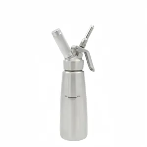 Venta caliente de acero inoxidable Metal Cream Whipper Inflator Cream Gun & Frappuccino Beater Dispenser and Charger