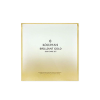 Nouveau set de soins du visage en or 24 carats 5-en-1 sérum bio anti-âge hydratant blanchissant céramide éclaircissant cadeau exclusif