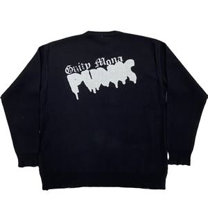 Pull en maille à capuche avec logo sur le devant, style japonais tendance, respirant, pour couple, nouvelle collection automne/hiver 2024 - Product Image 3