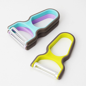 Éplucheur de légumes et de fruits avec poignée confortable, gadget de cuisine - Product Image 5