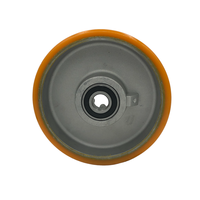 Roulettes en PU avec corps de roue en aluminium 100 125 150 200 mm industriel durable PU Caster Wheels heavy duty