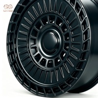 Jantes 20 pouces 5x120 en alliage forgé, design Turbofan Aero Disc, noir brillant, concave profond, performance personnalisée pour la course