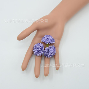 Flores Artificiales Dongchen Crafts, Flor de Margarita de Poliéster y Seda, Decoración para Bodas y Hogar, Accesorios, Arreglo de Escritorio 1G - Product Image 2