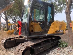 Excavadora usada SANY SY155C Excavadora sobre orugas de alta calidad SY135C SY95C Maquinaria de excavadora de construcción - Product Image 3