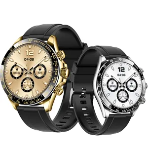 2024 nuevo reloj inteligente Digital Ak63 pantalla redonda para hombres modo Multideportivo Compatible Android Iosbt5.1 relojes inteligentes parlantes