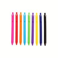 Pulpen Gel 0.5mm Hitam Plastik Tulisan Halus Kantor Sekolah Logo Custom Hemat Biaya