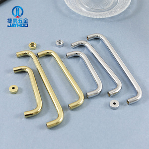 Poignées de meuble Jayhoo en laiton, forme barre, modernes, pour armoire et tiroir, finition argent et or, installation modulaire - Product Image 2