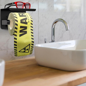 Custom Yellow <strong>Warning</strong> Toilet Roll <strong>Paper</strong> Biodegradable Creative Party Decoration Wholesale Price Toilet <strong>Paper</strong> - Product Image 4