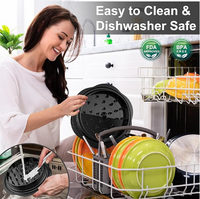 Alat Pencacah Ayam Heavy Duty, Mesin Pencacah Daging Putar dengan Gagang Ergonomis untuk Dapur, Ayam, Babi, Sapi