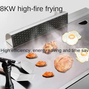 Tephanyaki-Parrilla Eléctrica de acero inoxidable multifuncional para cocina, horno de mesa profesional de gas sin humo, comercial, japonés, a la venta - Product Image 4