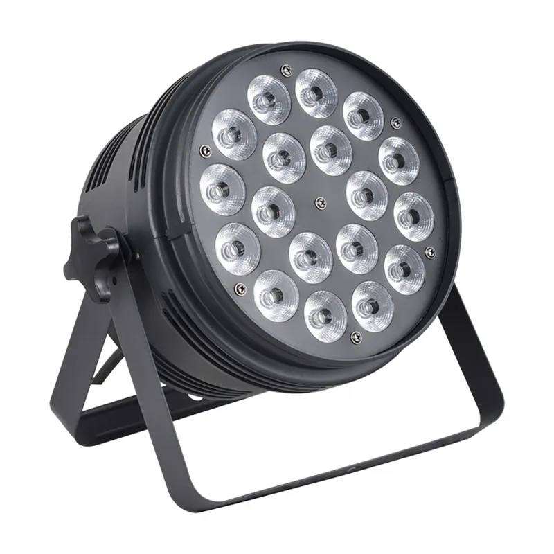 MITUSHOW Dmx Control 18*15W LED RGBW 4in1 5in1 6in1 Flat Par DJ Club Party Light Disco Stage wash Effect Lighting