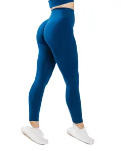 XL Plus Size Amplify Nahtlose Scrunch Gym Leggings Scrunch Butt Lift Frau Kompression eng