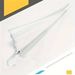 Trung Quốc nhà sản xuất khuyến mãi trong suốt rõ ràng không thấm nước PVC ô dù đám cưới trắng PoE PVC Paraguas - Product Image 5