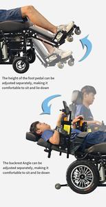 Kursi Roda Berdiri Berkualitas Tinggi 16-Inci dengan Rem Elektromagnetik, Alat Rehabilitasi untuk Penyandang Disabilitas - Product Image 3